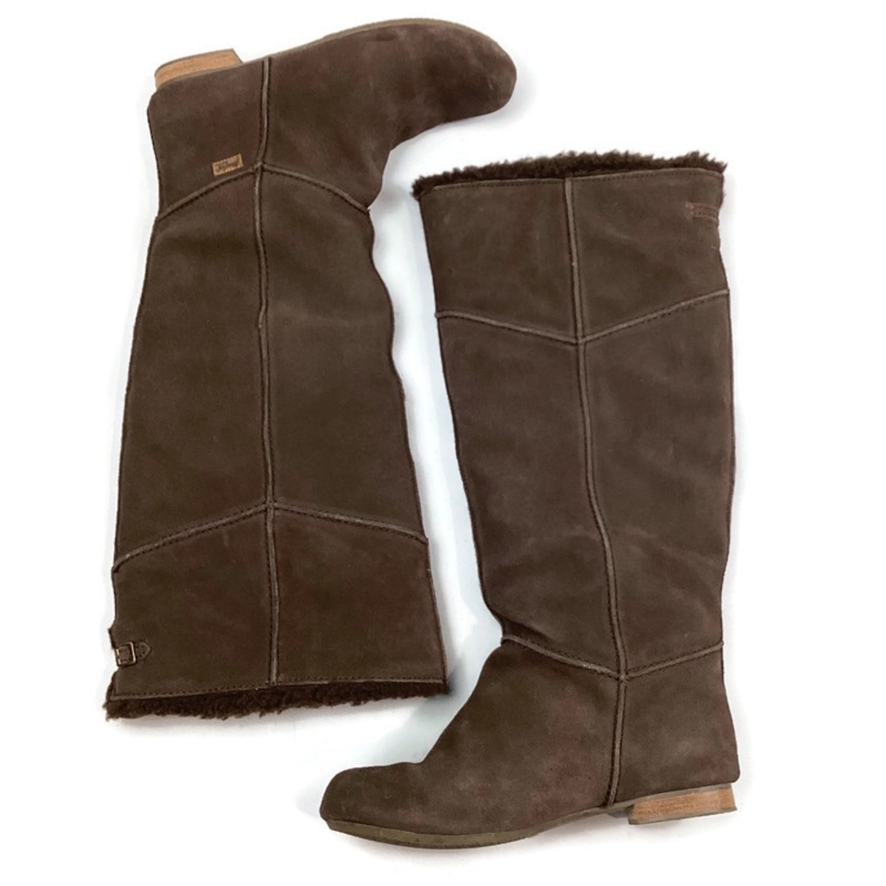 Blowfish Brown Leather Knee high Winter Boots Women’s Size 8.5